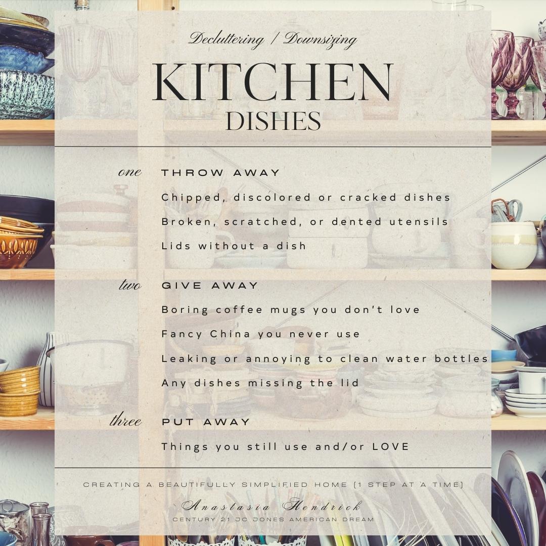 tips to minimize kitchen dishes